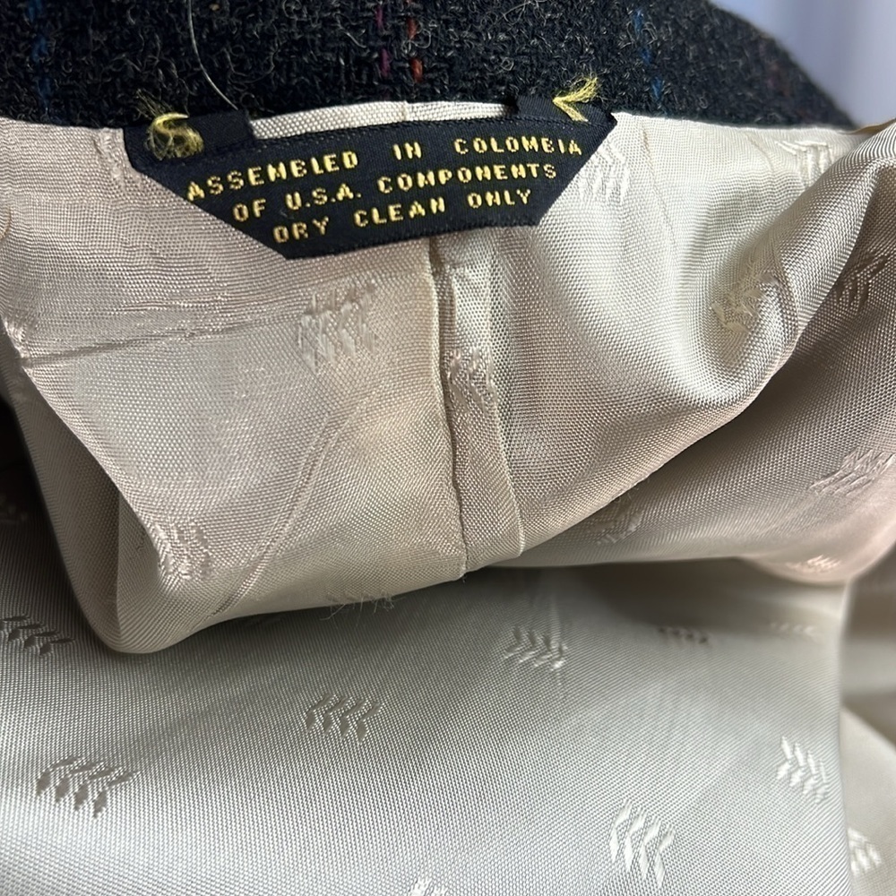 Austin Manor Wool window pane sports coat gray 41 - Picture 6 of 11